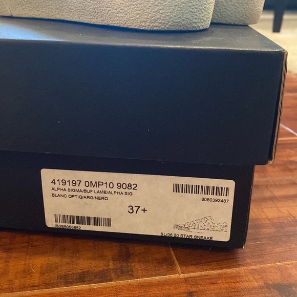 Saint Laurent Women Sneaker Court Star size 37.5 - Picture 2 of 7